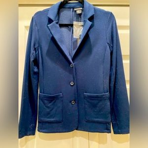 New with Tags Navy Tahari knit blazer